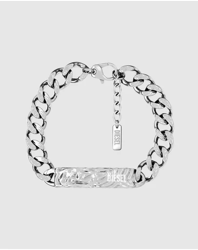Diesel - Diesel Font Silver Bracelet
