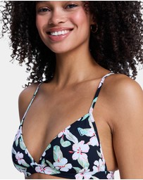 Roxy - Womens Printed Essentials Fixed Tri Bikini Top