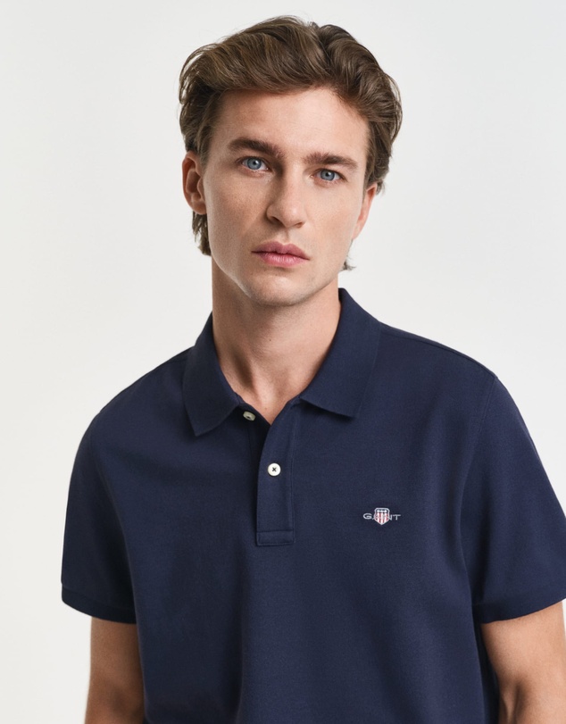 Gant - Regular Fit Shield Piqué Polo Shirt