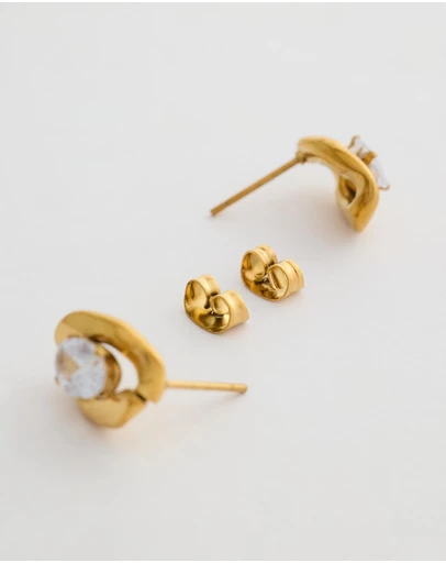 Moira Hughes - The White Label - Amren Statement Stud Earrings