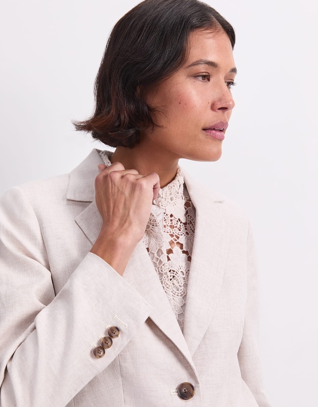 Sportscraft - Freya Short Linen Blazer