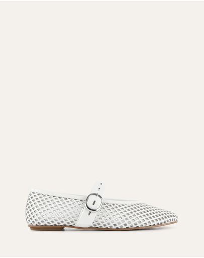 WHITE LEATHER