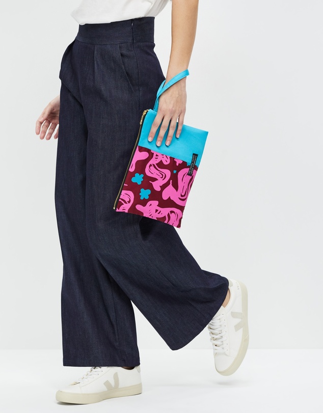 The Social Outfit - Spliced Clutch - Storyteller