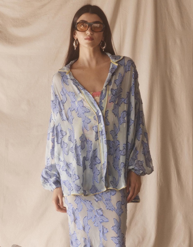 KINGA CSILLA - Verde Chalm Shirt