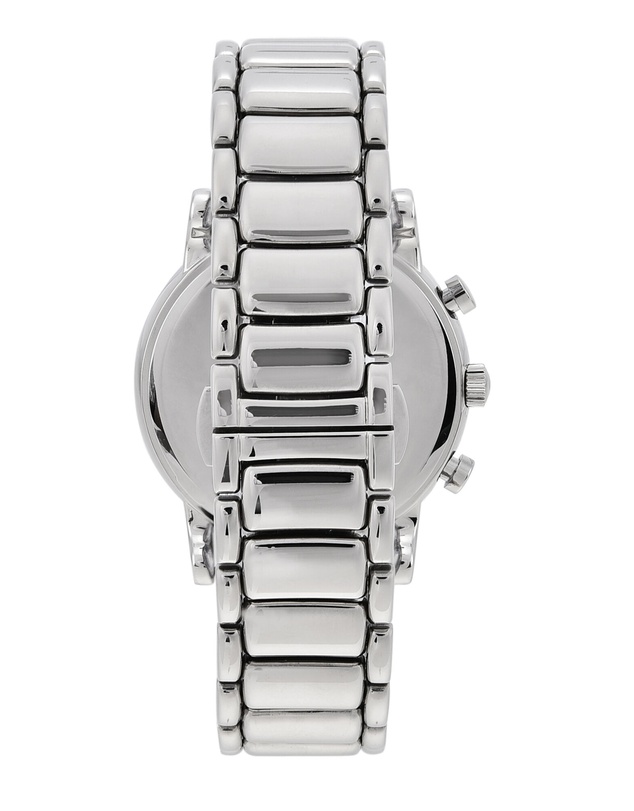 Emporio Armani - Silver Tone Chronograph Watch