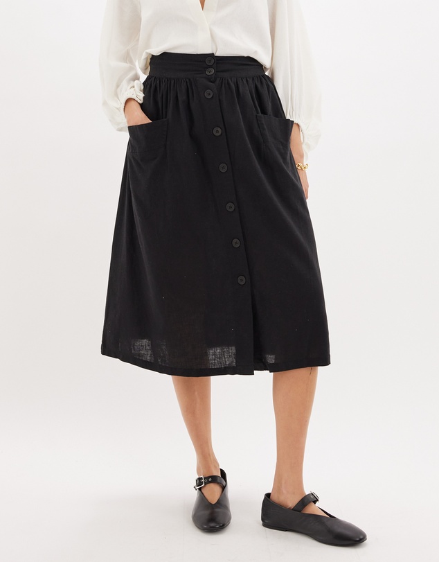 Amelius - Fantine Buttoned Skirt