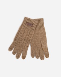 Ozwear Connection Uggs - Ugg Cable Knit Pure Cashmere Touch Screen Gloves