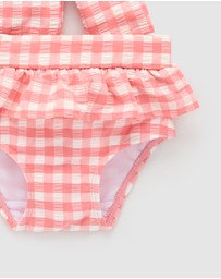 Purebaby - Printed Long Sleeve Rashie Set- Kids-Babies