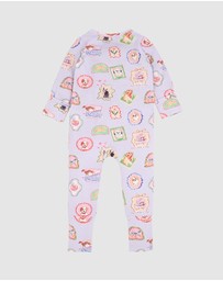 Fox & Finch - Winter Vacay LS Zipsuit - Babies