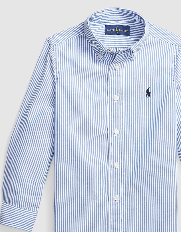 Polo Ralph Lauren - Slim Striped Oxford Shirt - Kids