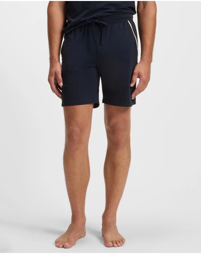 BOSS - Logo-Print Pyjama Shorts
