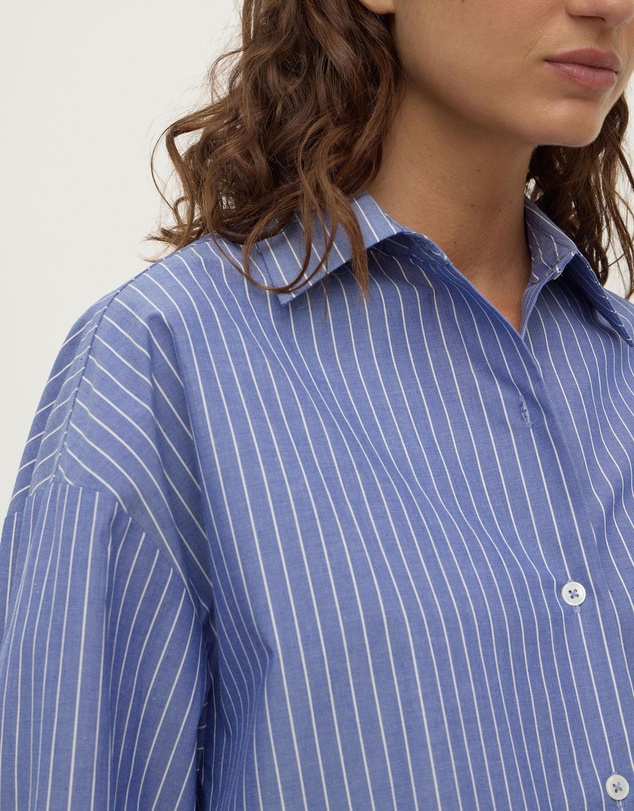Assembly Label - Anais Stripe Cropped Shirt