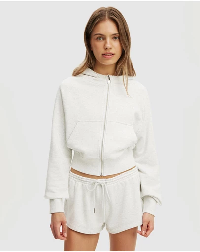 Cotton On Body Active - Raglan Zip Through Hoodie