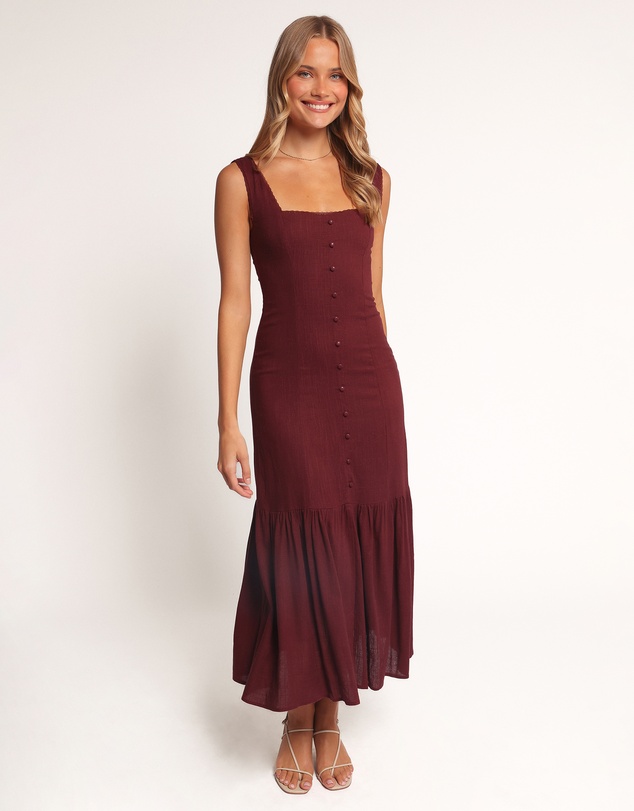 knee length dresses for ladies Women's Brisa Maxi Dress White in Size XXS by Outcast