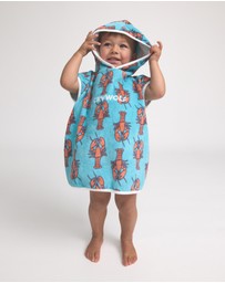 Crywolf - BABY HOODED TOWEL Little Lobsters
