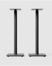 iWorld - Kanto SPH Universal Height Adjustable Bookshelf Speaker Stands - Black, Pair