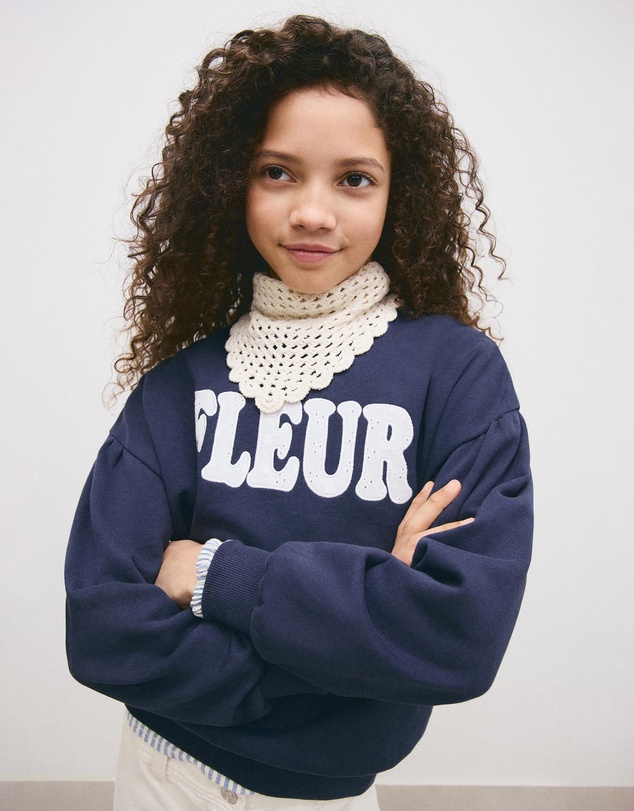 M.N.G - Fleur Sweatshirt - Kids-Teens