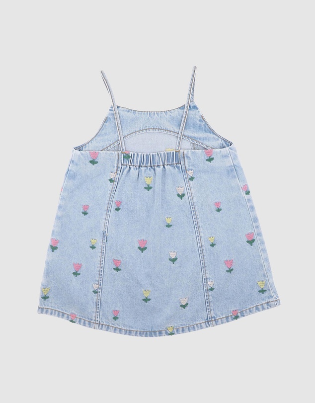 Fox & Finch - Sundae Denim Tulip Dress - Kids