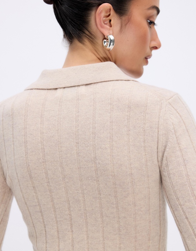 Minima Esenciales - Vali Merino Wool Knit Polo