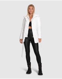 Belle & Bloom - Moonrise Belted Puffer Jacket