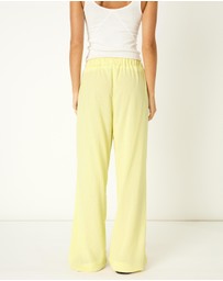 Dazie - Summer Plans Linen Blend Wide Leg Pants