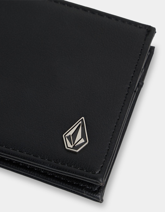 Volcom - Mens Slim Stone Faux Leather Wallet