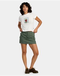 RVCA - Womens Dayshift Mini Skirt