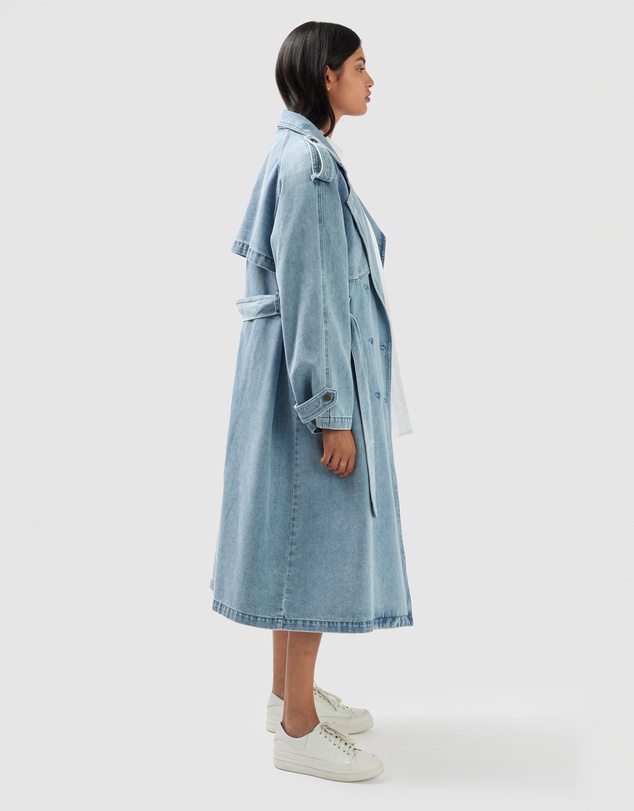 Belle & Bloom - Wild Skies Denim Trench