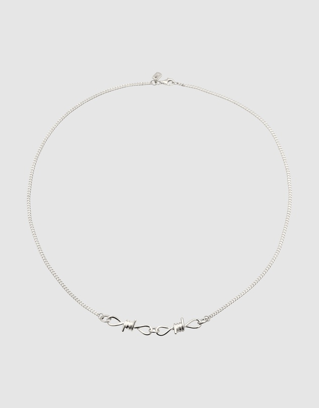 Kuzzoi - ICONIC EXCLUSIVE - Barbed Wire Pendant Necklace in 925 Silver