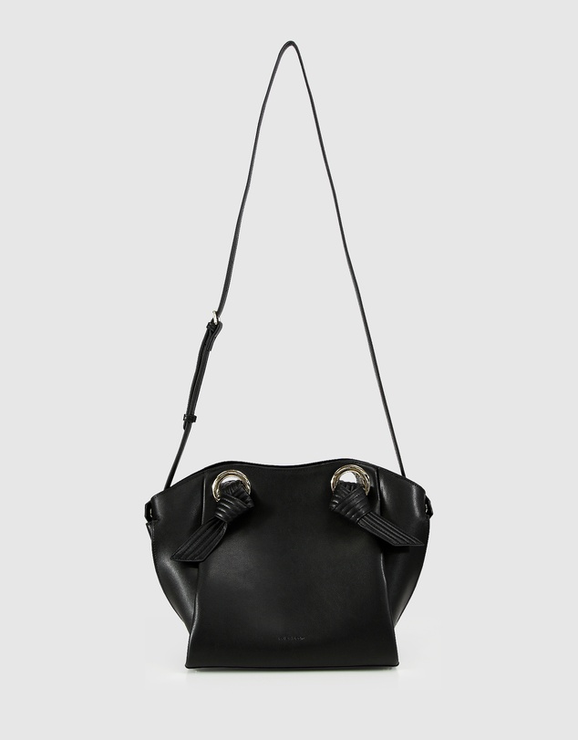 Belle & Bloom - Heart Of Gold Leather Shoulder Bag