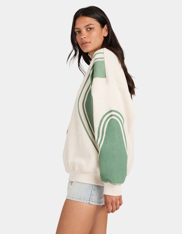 RVCA - Womens Luck Off Pullover Crew Neck