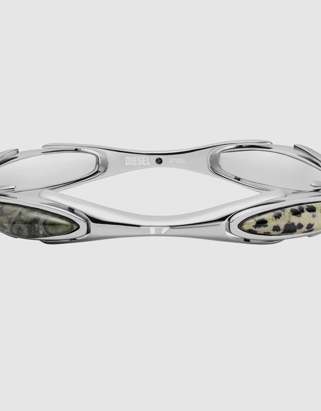 Diesel - D Logo Silver Bracelet