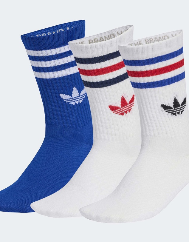 adidas Originals - 3-Stripes Crew Socks 3 Pairs Unisex