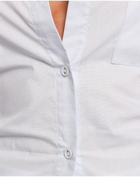 Petal & Pup - Yacra Tie Shirt - Pale Blue
