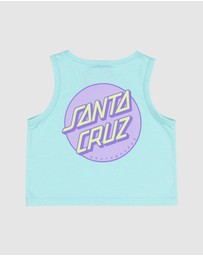 Santa Cruz - Other Dot Pop Chest Cropped Tank - Teens