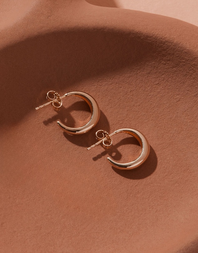 Najo - La Muse Rose Gold Stud Earrings