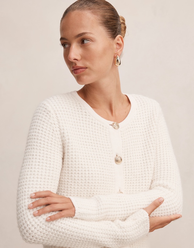 Forever New - Celine Fluffy Stitch Cardigan