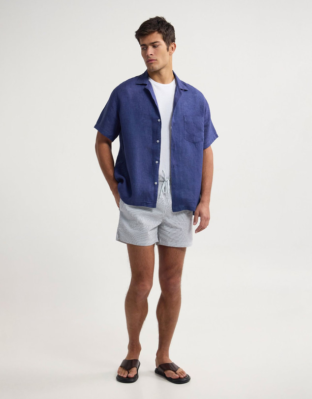 Oxford - Cisco Cotton Blend Swim Shorts