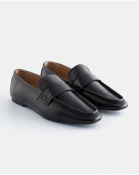 & Other Stories - Square-Toe Leather Loafers