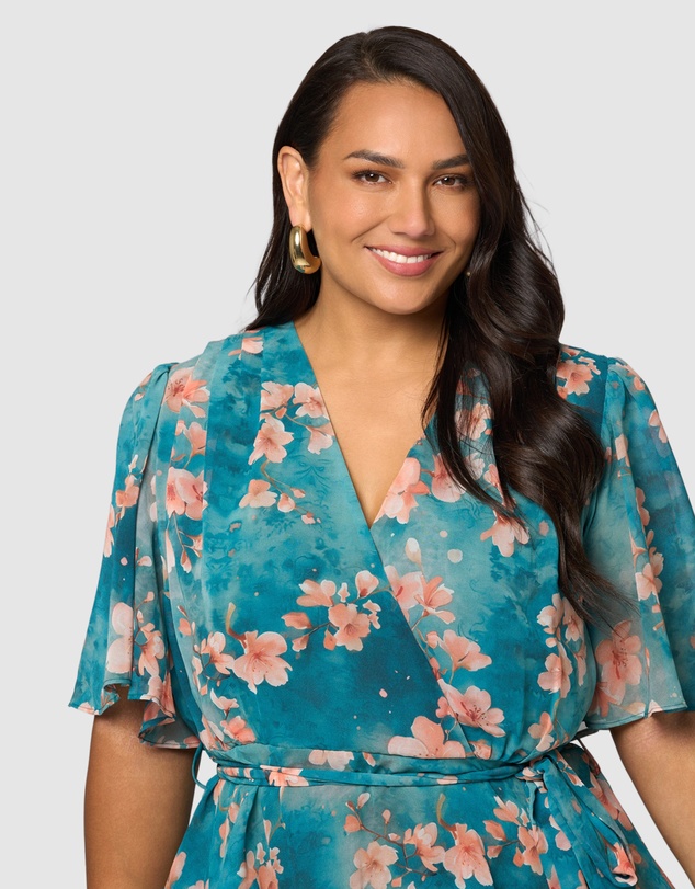 Pink Dusk by Curve Project - Hypnotic Maxi Dress