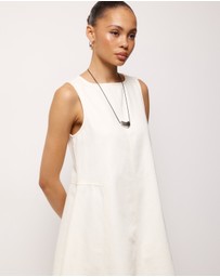 AERE - Romily Soft Denim Mini Dress