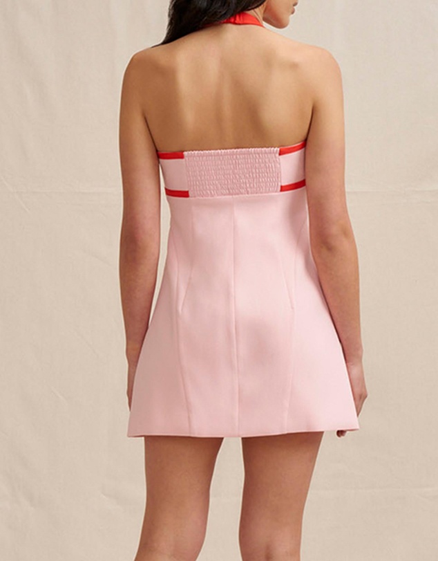 BY JOHNNY. - Wisteria Halter Mini Dress