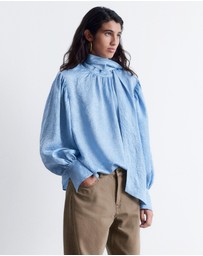 & Other Stories - Bow-Collar Blouse