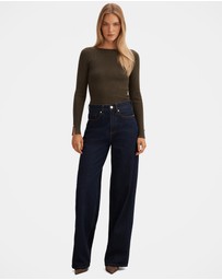 Forever New - Alaia Knitted Ribbed Top