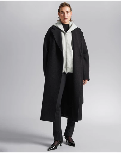 & Other Stories - Voluminous Belted Wool Coat