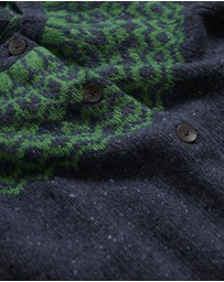Seasalt - Seasalt Cornwall Navy Port Kinnis Fair Isle Cardigan