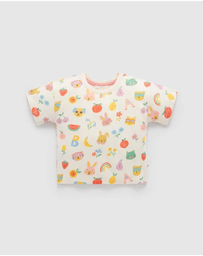Purebaby - Friendship Relaxed Tee -Kids-Babies