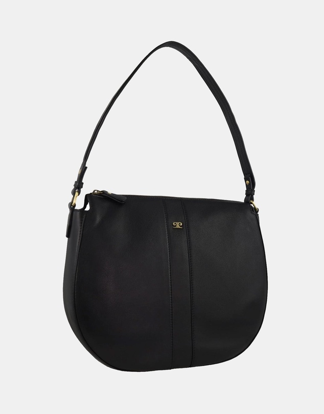 Pierre Cardin - Pierre Cardin Ladies Leather Classic Hobo Bag