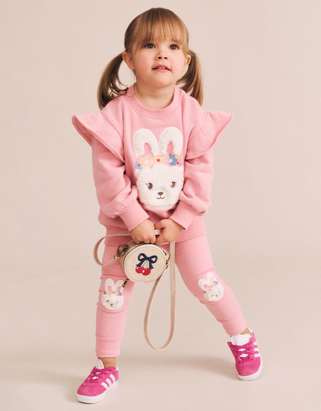 Huxbaby - Flower Field Bunny Sweatshirt - Babies-Kids