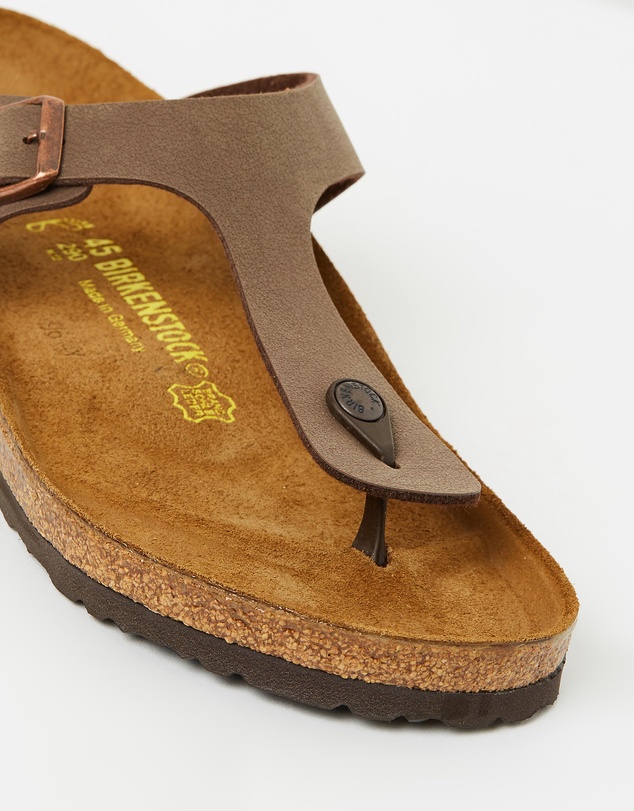 Birkenstock - Unisex Gizeh Birko-Flor Nubuck Regular Sandals